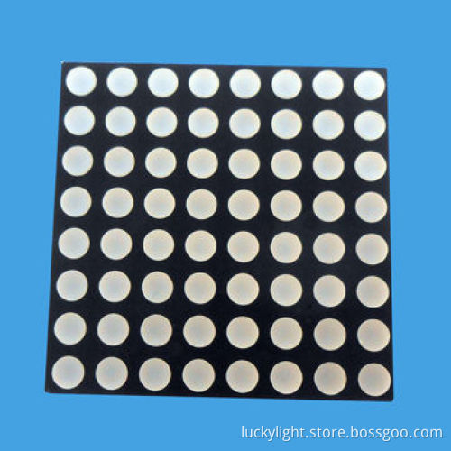 3.0mm Red Color 8 x 8 Dot Matrix LED Display with RoHS Compliant Version
